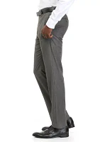 Men's Straight Fit Solid Dress Pants