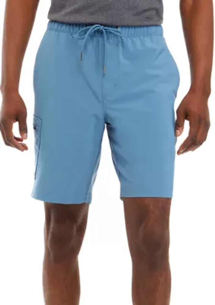 Men's Drawstring Cargo Shorts