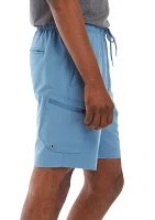 Men's Drawstring Cargo Shorts