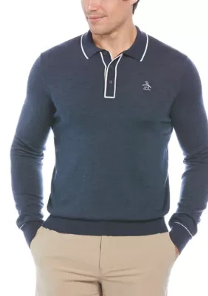 The Earl Merino Wool Blend Golf Sweater