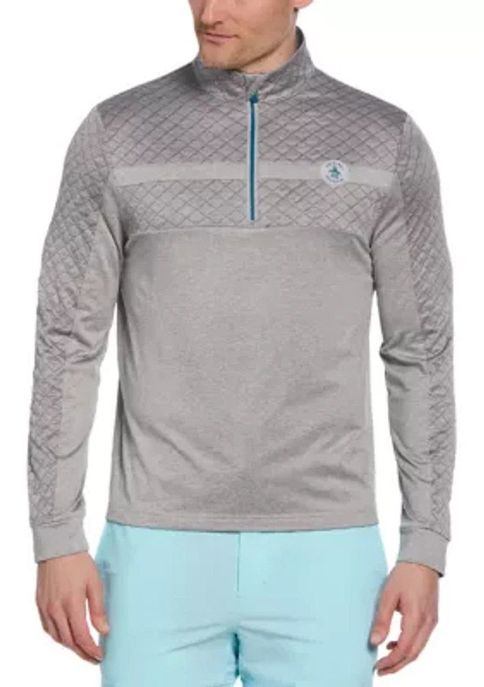 Men's 1/4 Zip Color Block Pullover