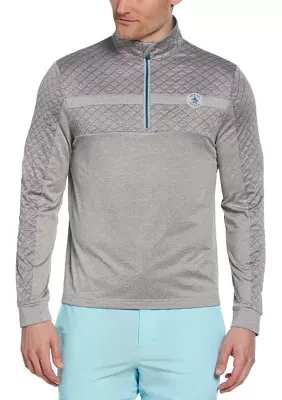 Men's 1/4 Zip Color Block Pullover