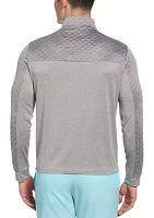 Men's 1/4 Zip Color Block Pullover