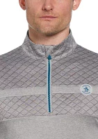 Men's 1/4 Zip Color Block Pullover