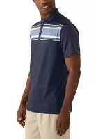 Men's Stripe Polo Shirt