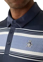 Men's Stripe Polo Shirt