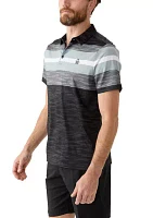 Men's Marl Stripe Polo Shirt