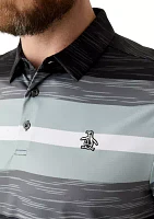 Men's Marl Stripe Polo Shirt