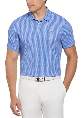 Allover Pete Print Golf Polo Shirt