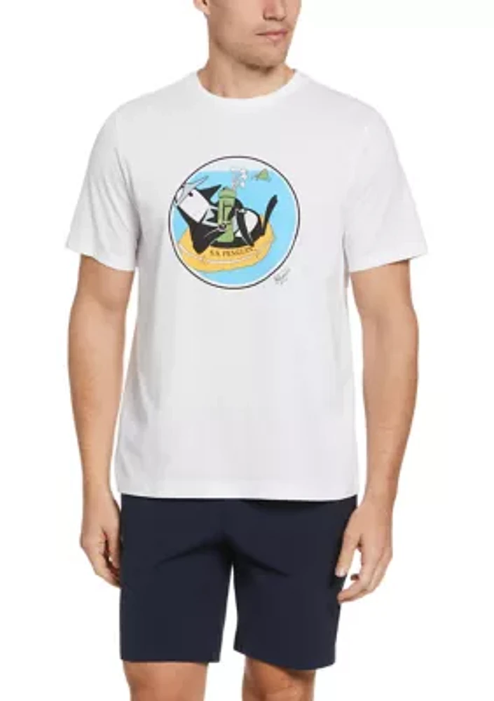 Shipwreck Pete Print Golf T-Shirt