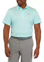 Big & Tall Pro Spin Fine Line Short Sleeve Golf Polo Shirt