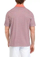 Boombox Print Polo Shirt