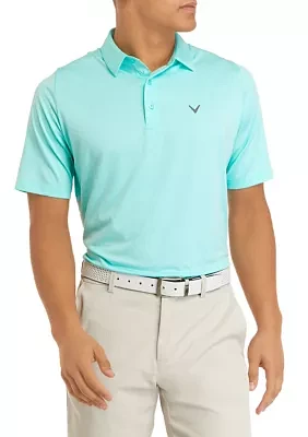 Men's Solid Swing Tech Short Sleeve Golf Polo Shirt