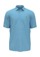 Men's Pro Spin Chevron Jacquard Golf Polo Shirt