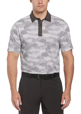 Golf Cluster Print Polo Shirt