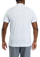 Big & Tall Printed Swing Tech™ Polo Shirt