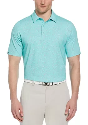 Men's Micro Floral Printed Swing Tech™ Polo Shirt