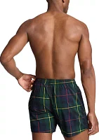 Tartan Plaid Woven Boxers