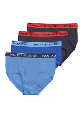 Mid Rise Briefs - 4 Pack
