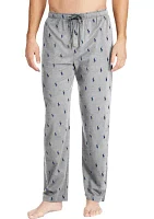 Big & Tall Knit Allover Print Pajama Pants