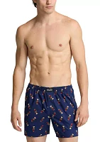 Woven Allover Print Bear Boxers