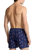 Woven Allover Print Bear Boxers