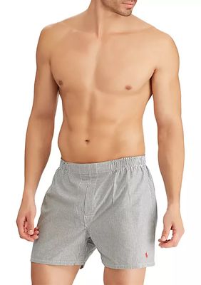 Classic Fit Woven Boxer 3-Pack
