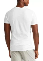 Slim Fit Cotton V-Neck Undershirts - 5 Pack