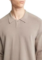 Men's Tech Knit Sweater Polo Shirt