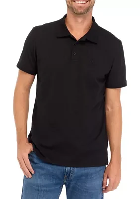 Smooth Cotton Solid Polo Shirt