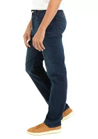 Dark Rinse Standard Straight Leg Jeans