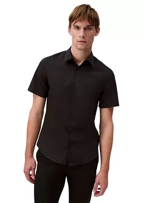 Solid Stretch Slim Fit Shirt