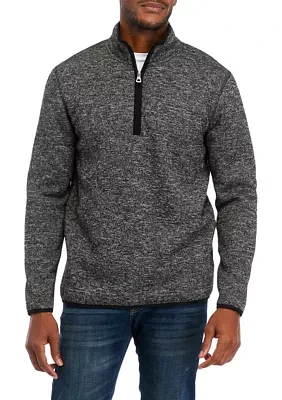 Sweater Fleece 1/4 Zip Pullover