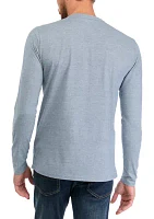 Men's Suede Henley T-Shirt