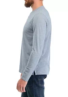 Men's Suede Henley T-Shirt