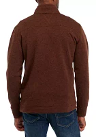 Men's Button Snap Fleece Sweater