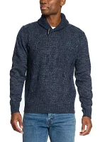 Men's Fisherman Shawl Sweater