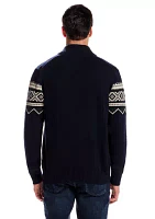 Men's Nordic Quarter Zip Sweater