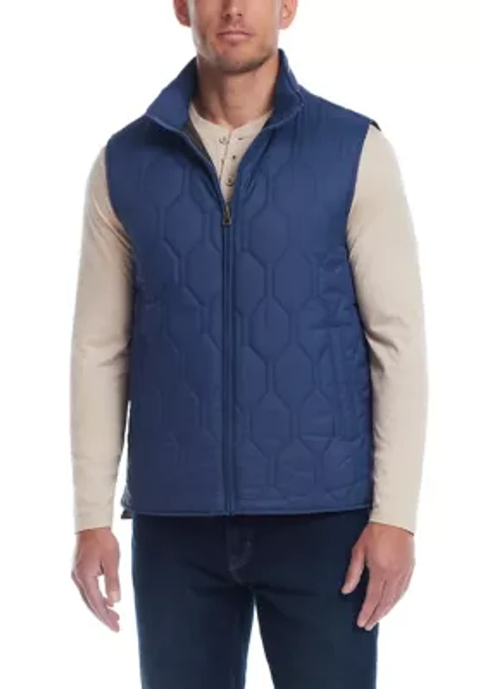 Men's Hexagon Quilted Vest