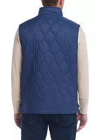 Men's Hexagon Quilted Vest