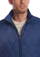 Men's Hexagon Quilted Vest