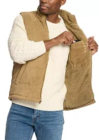 Men's Corded Puffer Vest