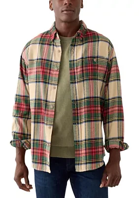 Men's Brushed Plaid Flannel