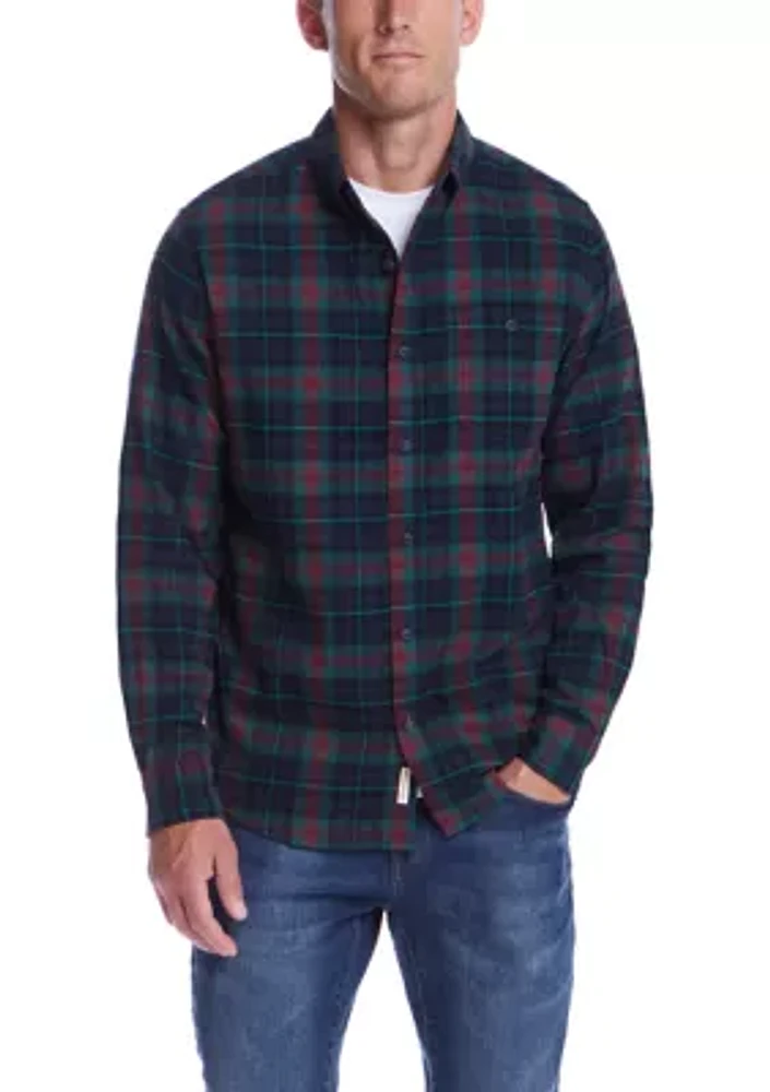 Men's Brushed Plaid Flannel