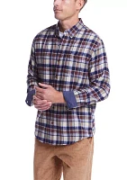 Men's Long Sleeve Brushed Flannel Shirt