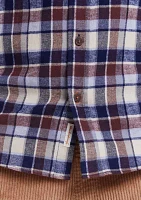 Men's Long Sleeve Brushed Flannel Shirt