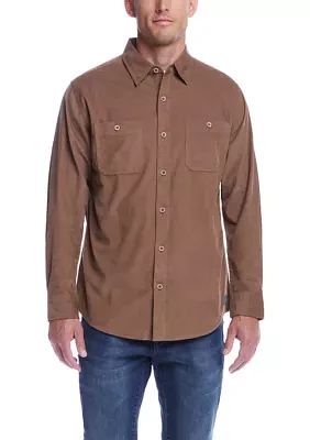 Men's Classic Fit Thin Wale Corduroy Shirt