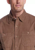 Men's Classic Fit Thin Wale Corduroy Shirt