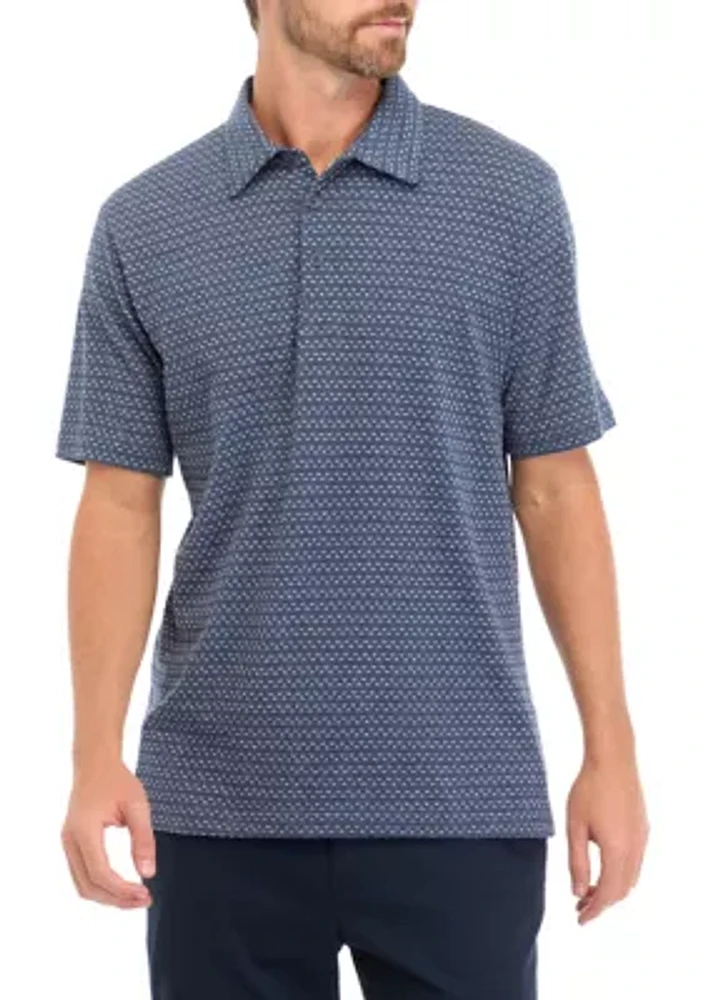 Men's Short Sleeve Printed Polo Shirt