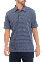 Men's Short Sleeve Printed Polo Shirt